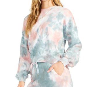 NWT BB DAKOTA BY STEVE MADDEN - You're Trippin Tie Dye Sweatshirt - Size Large